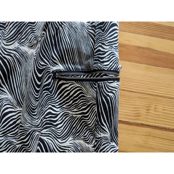 Men's Welcome Skateboard Skater Equine Trippy Wavy Pattern Pull On Pants Sz M - Picture 2 of 5